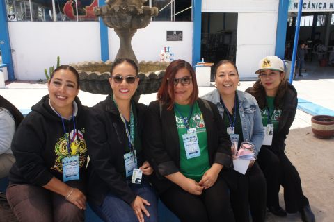 Krishna Olvera, Michelle Larios, Dulce Sabala, Margarita Zarlat y Estrella Sandoval.