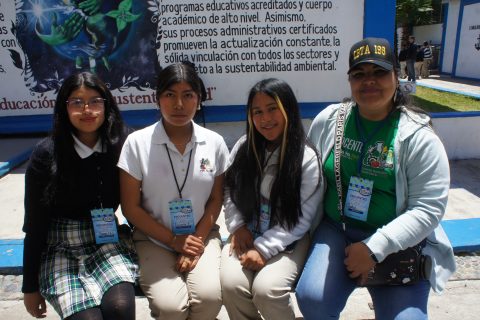 Johana, Azucena, Carlota y Gladys.