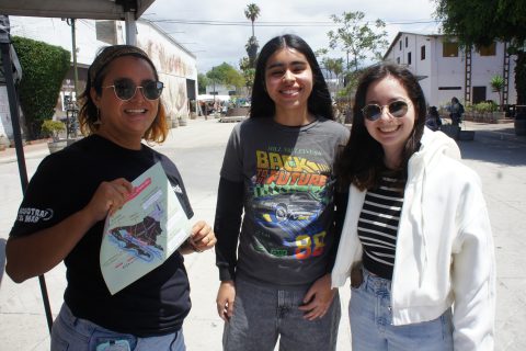 Valeria Chávez, Yazmin y Sofía Rivera.