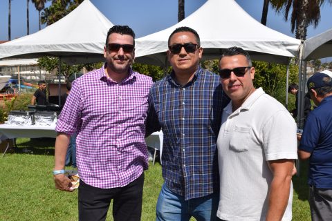 Carlos Zamora, Erick López y Edgar Tarín.