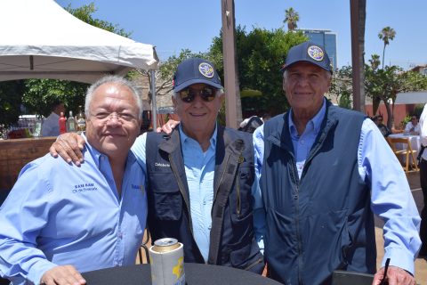 Martín Martínez Ríos, Carlos Tavares y Chuco Ramos. 