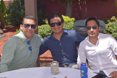 Roberto Pirrón, Alex Arechiga y Christopher Sánchez. 