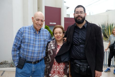 Carlos Rosas, María Elena Bonillas y René Rosas.