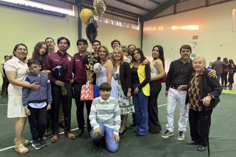 Danyael Gutiérrez Acosta y Sebastián Angulo Fernández estuvieron acompañados por sus familias.