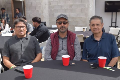 Miguel Ángel Mancillas, Martín Bahena y Julián Serrano.