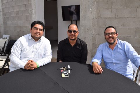 Joel Uzcanga, Juan Carlos Rubalcava y Roberto Rodríguez.