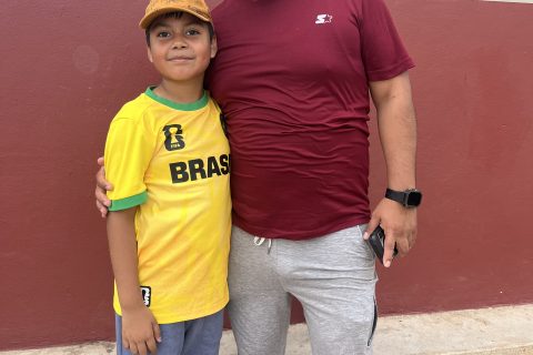 Emilio y su papá José Manuel.