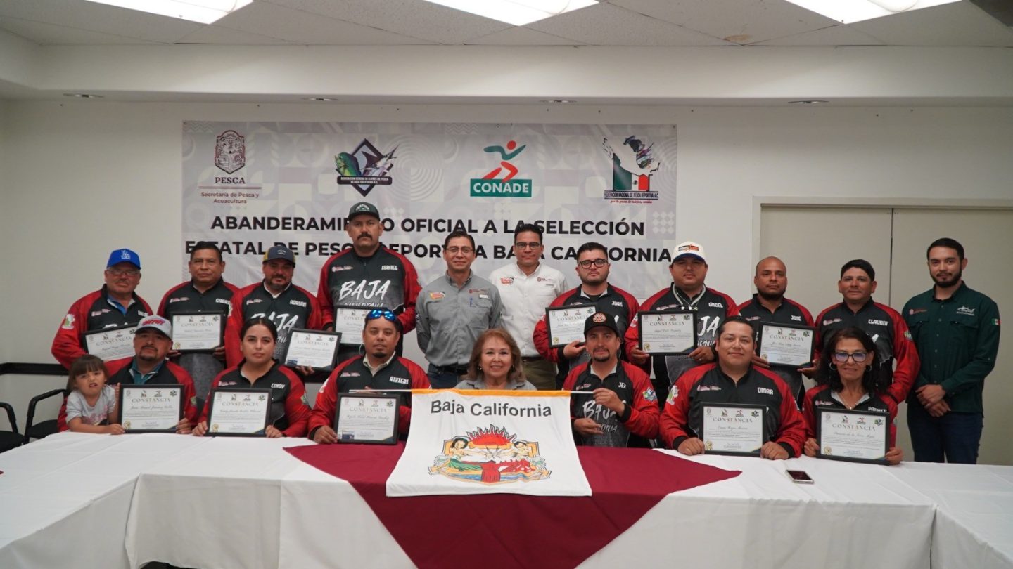 Abanderan a selección de pesca deportiva de playa