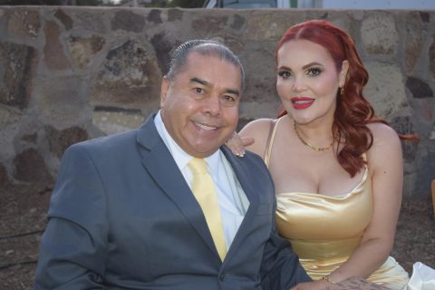 Víctor Manuel González y Claudia Campos. 