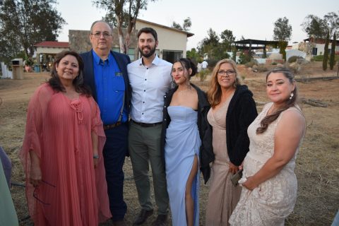 La familia Corella Ayala participó en la celebración.