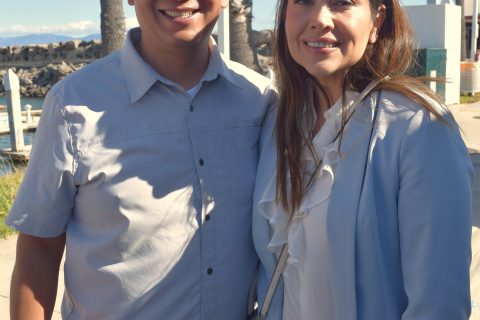 Iván Nolasco y Blanquita Sánchez.
