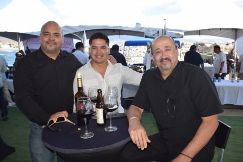 Miguel Meillón, Cristian Pascual y Jaime Lizárraga. 
