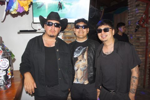 Andrés, Iván Galván y David Camacho.