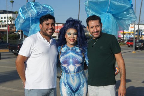 Fernando Solórzano, Hillary González y Raziel Parra.