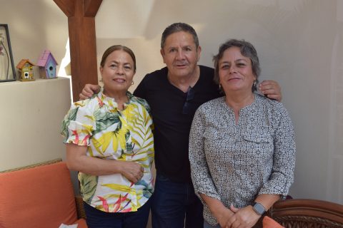 Cristina Escamilla, Guillermo Valero y Alicia Padilla. 