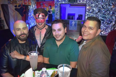 Iván, La Vedette, Ritchie y Christian.