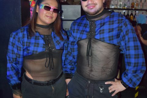 Naima Zaragoza y Alberto García.