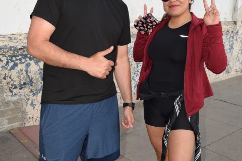 Antonio Duarte y Janine Flores. 