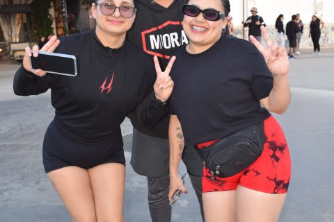 Brigitte, José y Daniela. 