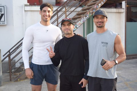 Alan, Antonio y Usiel.
