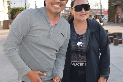 César Michelle y Saidy López. 
