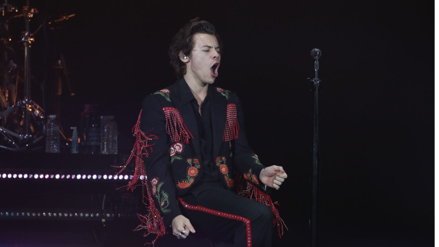 Harry Styles se ahoga en concierto