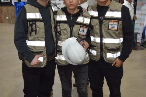 Brian Landa, Alejandro Franco y Octavio Rodríguez.