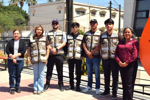 La generación de Ingeniería Civil del campus Mexicali asistió al evento en Ensenada.