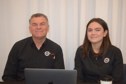 Jorge Ayón y Camila Ayón.