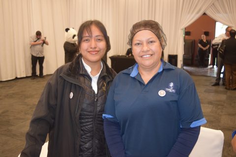 Lizeth Damián e Irma Ramírez.