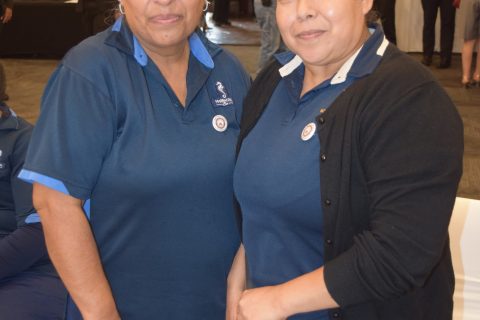Alejandra Jaloma y Claudia Guzmán.