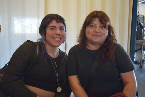 Isabel Vaca y Denisse Medina. 