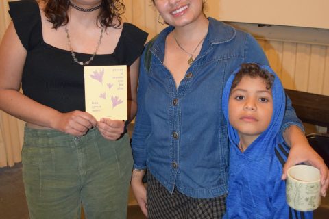 Laura Ibarra, Roxana Alvarado y Emeri.