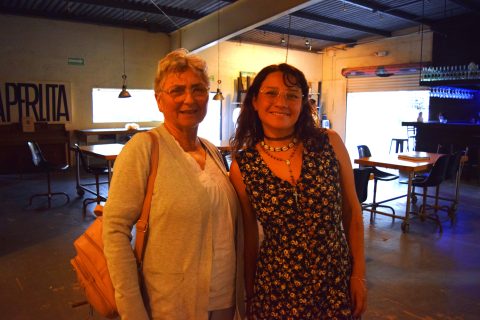 Isabel Geffroy y Perla Osuna. 