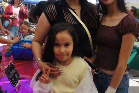 Mayra Sánchez, Camila y Sofía García Sánchez.