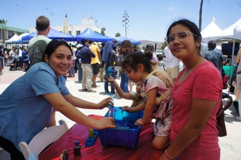 Janet, Janely Hernández y Azul Borges.