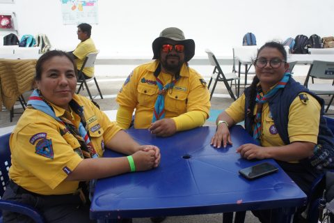 Sonia Orozco, Óscar Méndez y Rosalía Martínez.