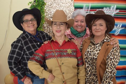 María de Jesús Casillas, Chuyita, Rufina Casillas y Eva Acosta.