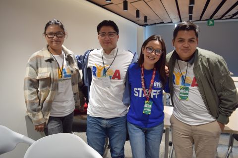 Juliana Miranda, Carlos Olivares, Mary Miranda y David Cuautle. 