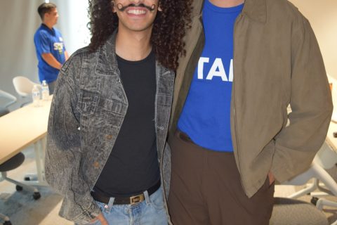 Ali Leal y Óscar Robles. 