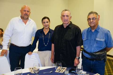 Marco Pelayo, Lesly Delgadillo, Alfredo Rosales Green y Adolfo Villarino.