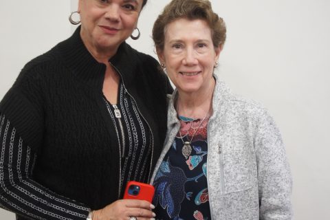 América Goldbaum y Leticia Vargas.