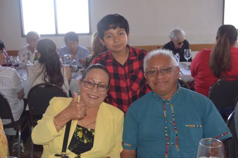 Adolfo, Lupita y Evan.