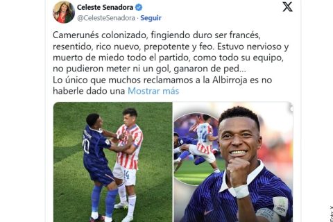 Ataca senadora paraguaya a Kylian Mbappé; él responde