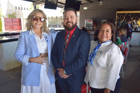 Elizabeth Lobo, Alberto Parra y Sandra Álvarez. 