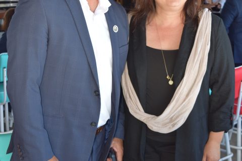 Fernando Herrera y Mayté Núñez. 