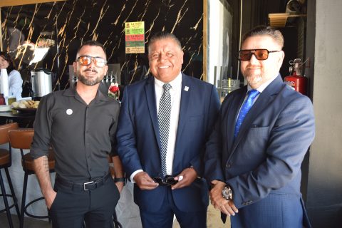 Emanuel Dichi, Gustavo Contreras y Luis Miguel Olivas. 