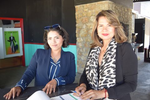 Citlali González y Hortencia Raygoza. 