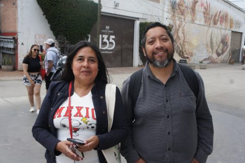 Isabel Mercado y Uriel Saucedo.