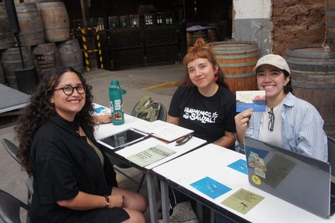 Maribel Campos, Daniela Pinedo y Daniela Moctezuma.